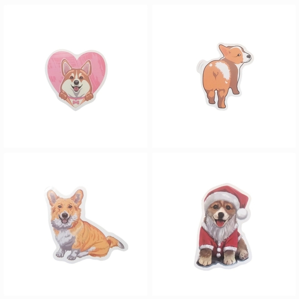 Corgi Dog Sticker Set